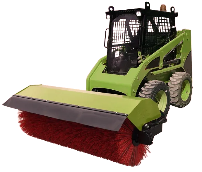 CAT-Skid-Steer-with-sweeper